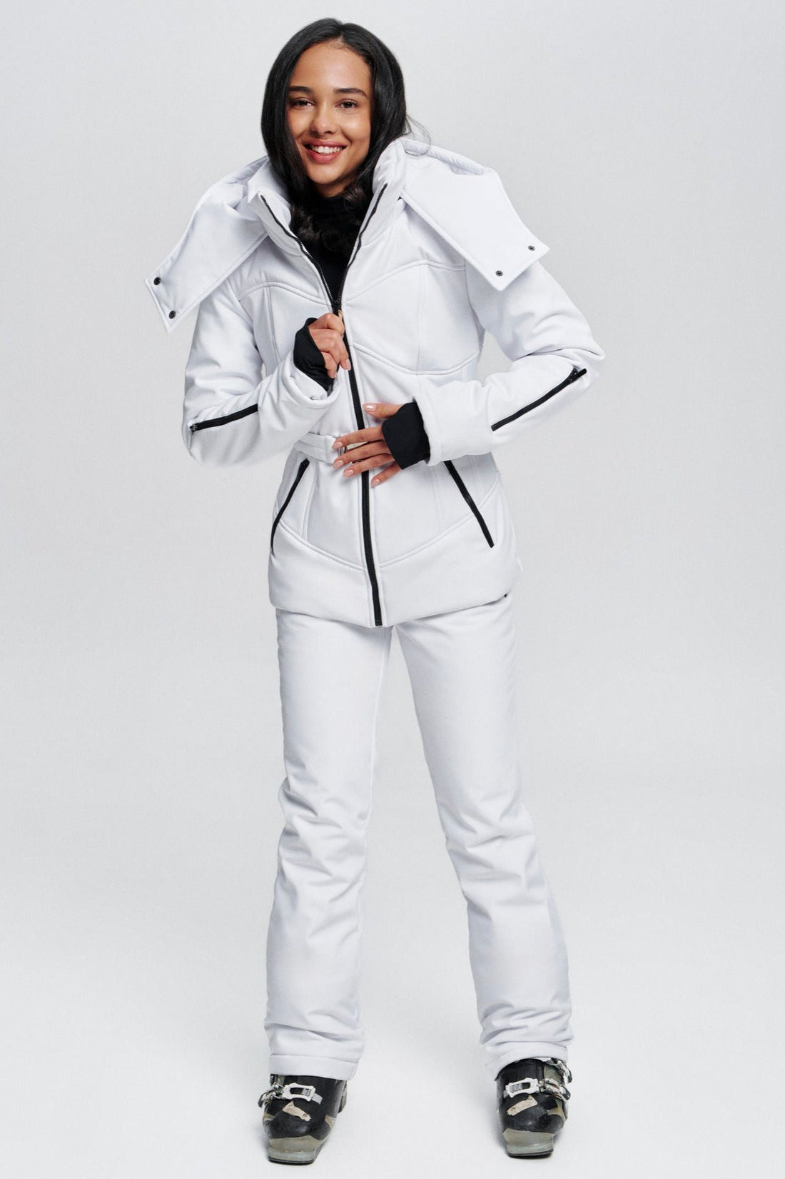 Ski jacket woman - MONBLAN WHITE - Ski coat waterproof