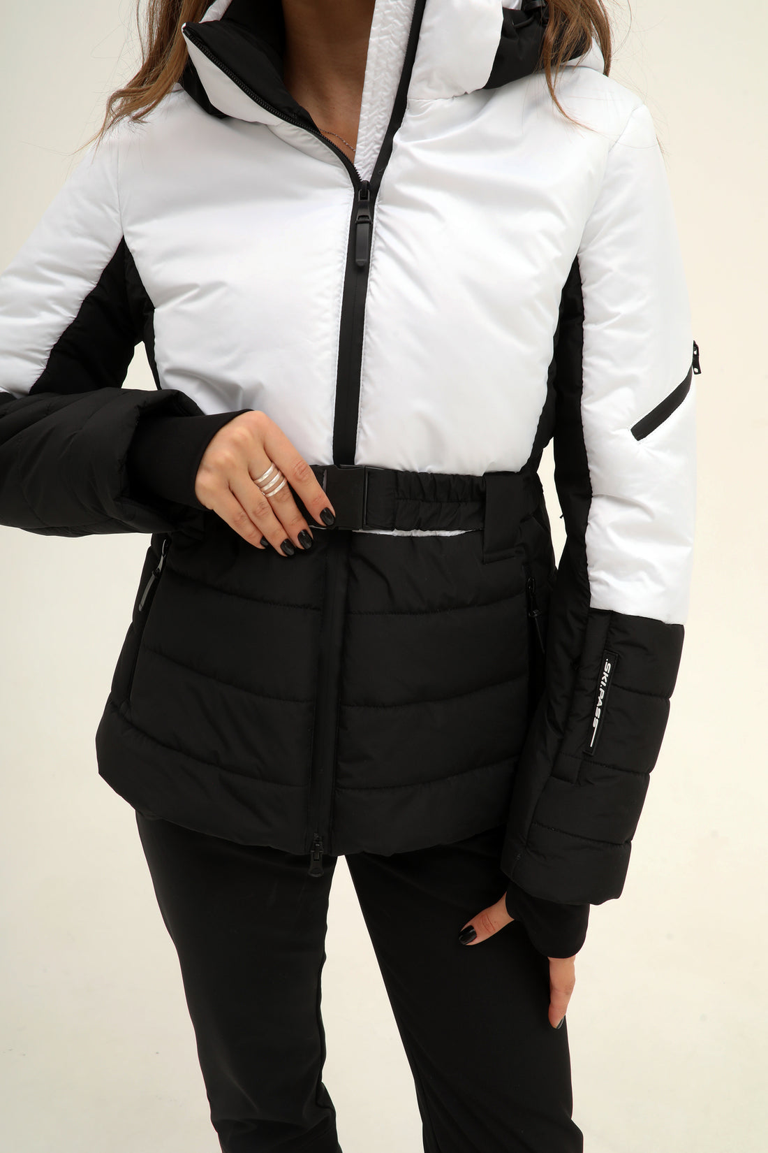 Black two piece ski outfit - Monte Rosa Black - Black ski suit
