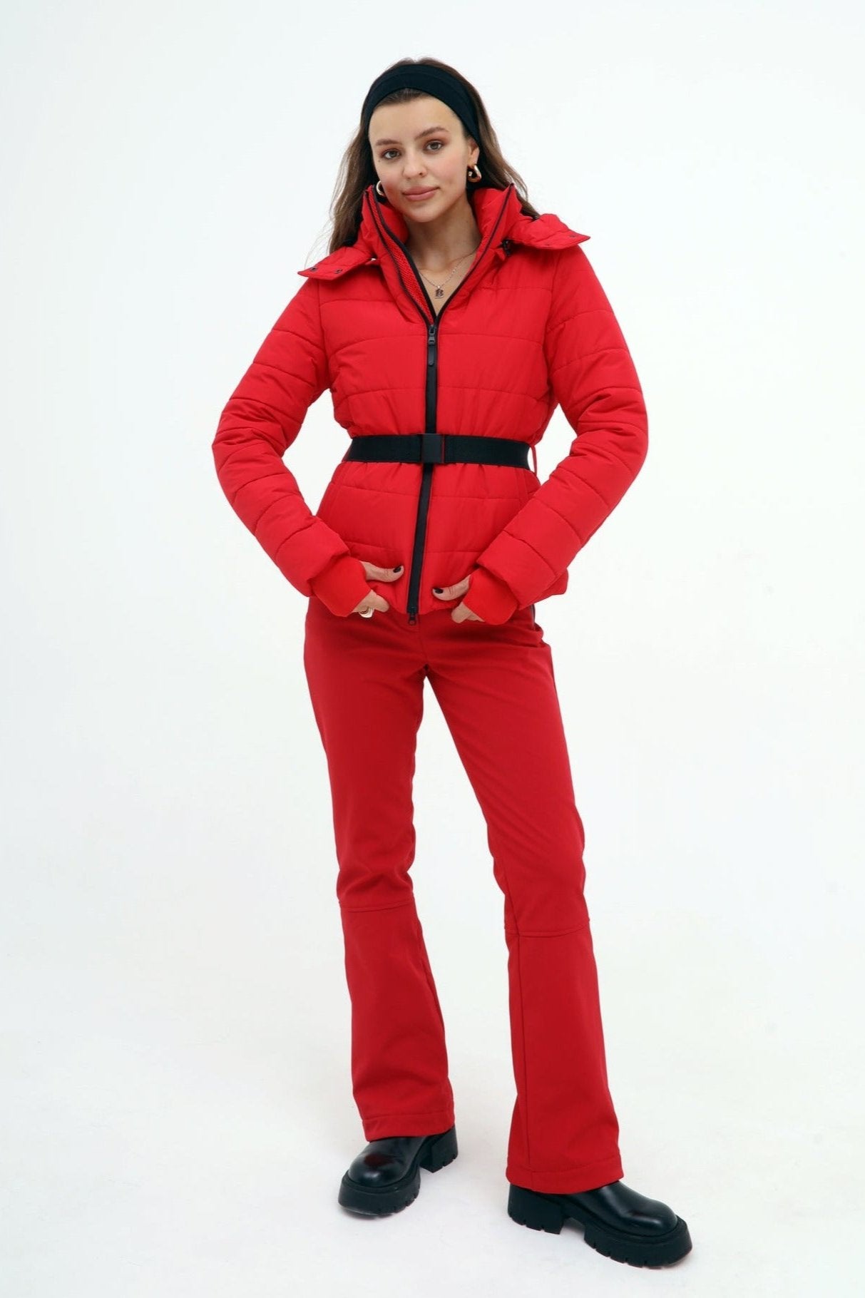 Base layer black jumpsuit - Thermal underwear navy blue one piece