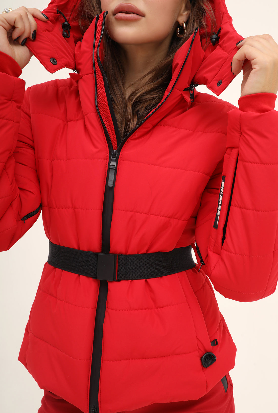 Red two piece ski outfit - McKinley Red - Red ski suit