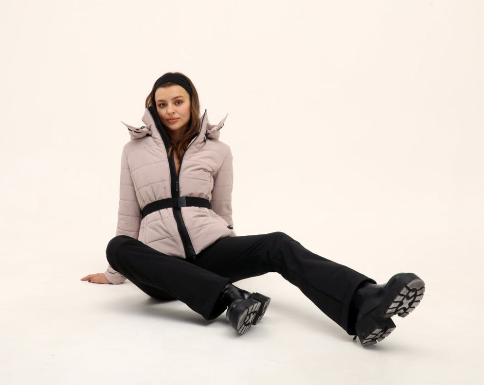 Beige two piece ski outfit - McKinley Beige - Beige ski suit