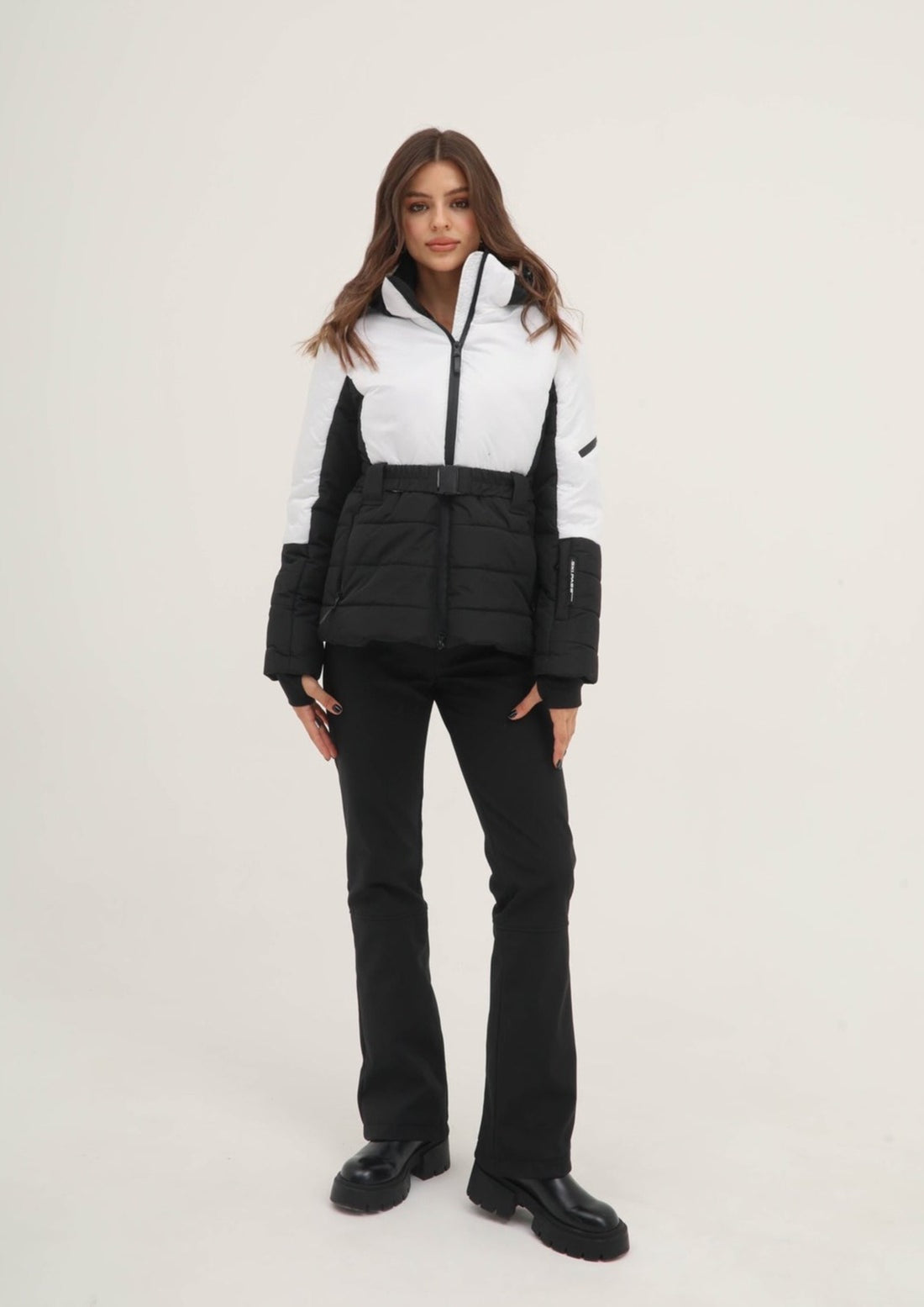 Black two piece ski outfit - Monte Rosa Black - Black ski suit