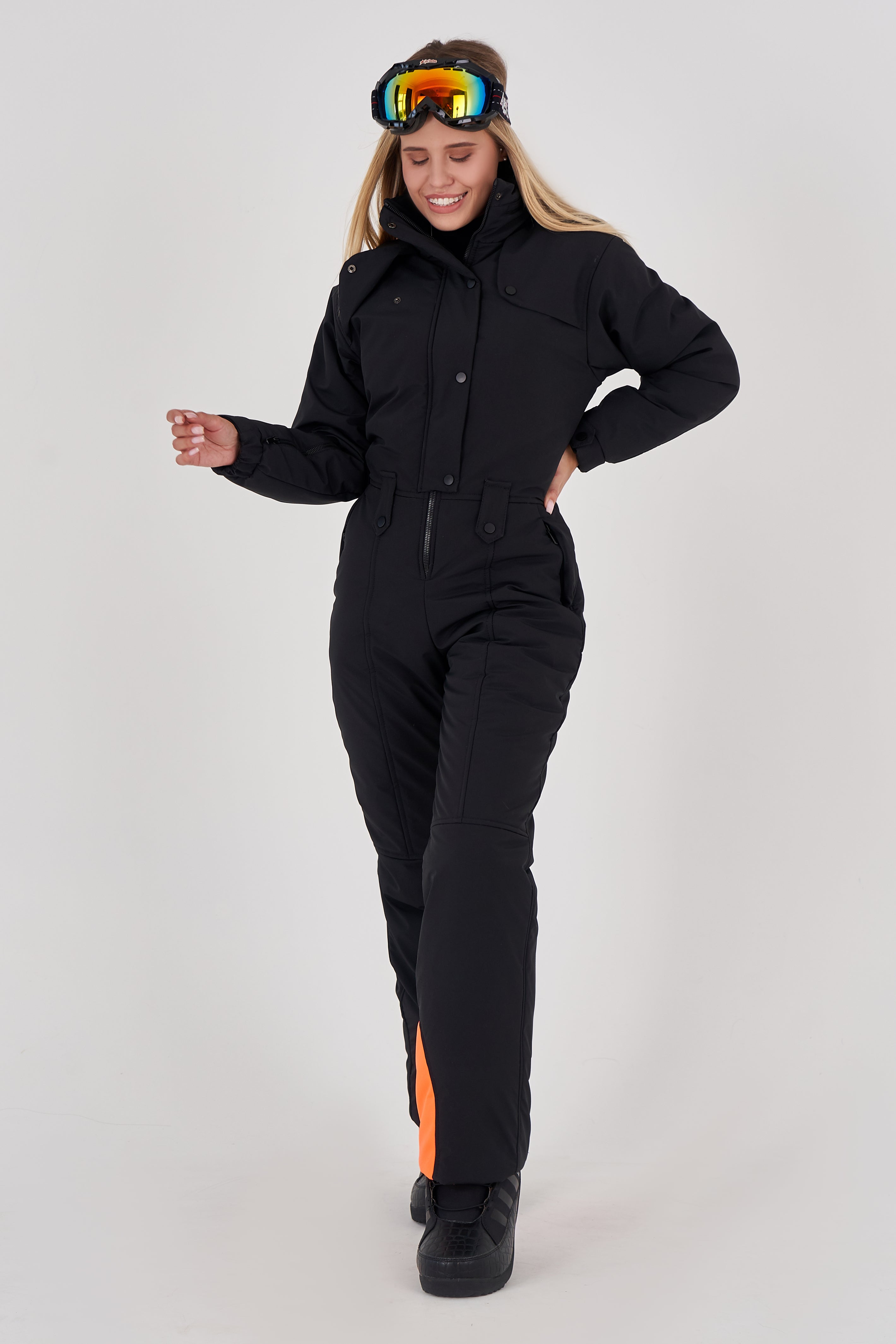 Ladies one best sale piece ski suit